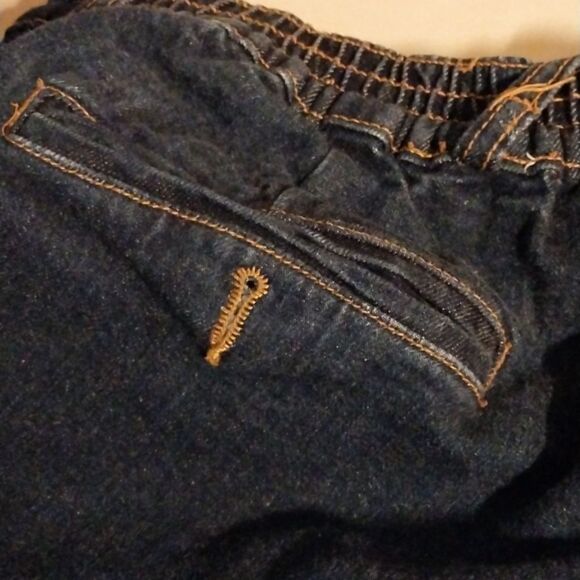 John Blair Mens  Elastic Back Waist Jeans Pants Size 38X29 - Picture 10 of 12